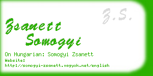 zsanett somogyi business card